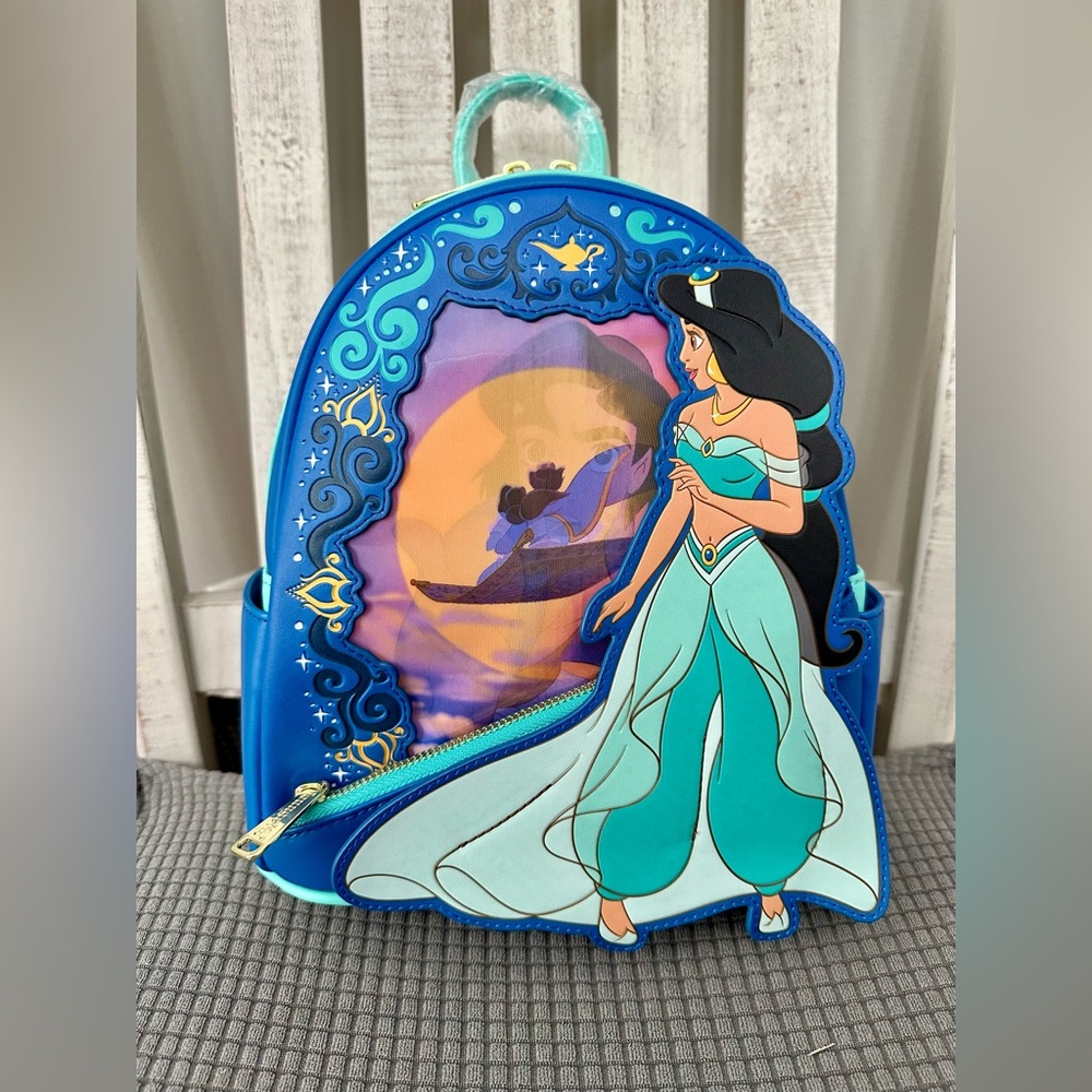 Loungefly Disney Jasmine Lenticular Series Mini Backpack